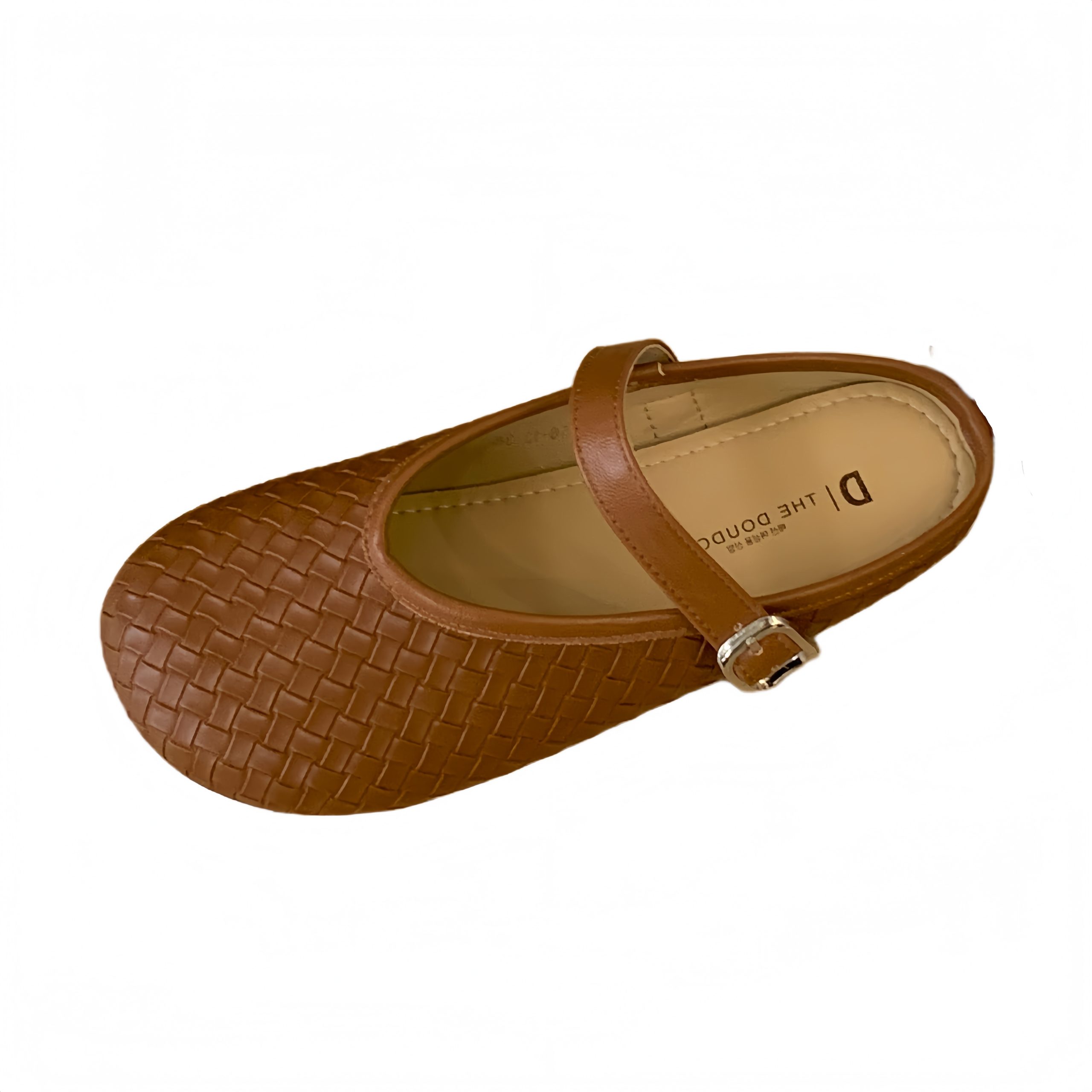 Vintage Flat Woven Mary Jane Slippers for Women 2026 Spring New Korean Style Buckle Half Slippers - Image 5