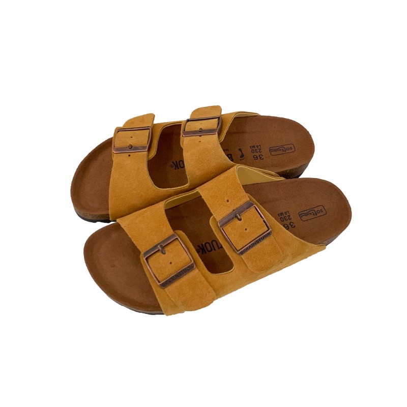 Women's Genuine Leather Cork Thick Sole Birkenstock Style Slippers 2026 New Summer Retro Flat Sandals - Image 5